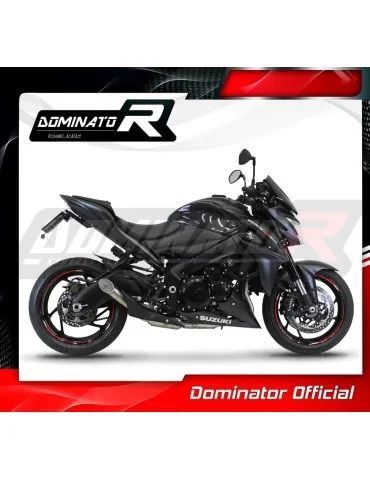 Ligne d'échappement complète inox Dominator GP3 EX pour Suzuki GSX-S 1000 / F (2015-2020)