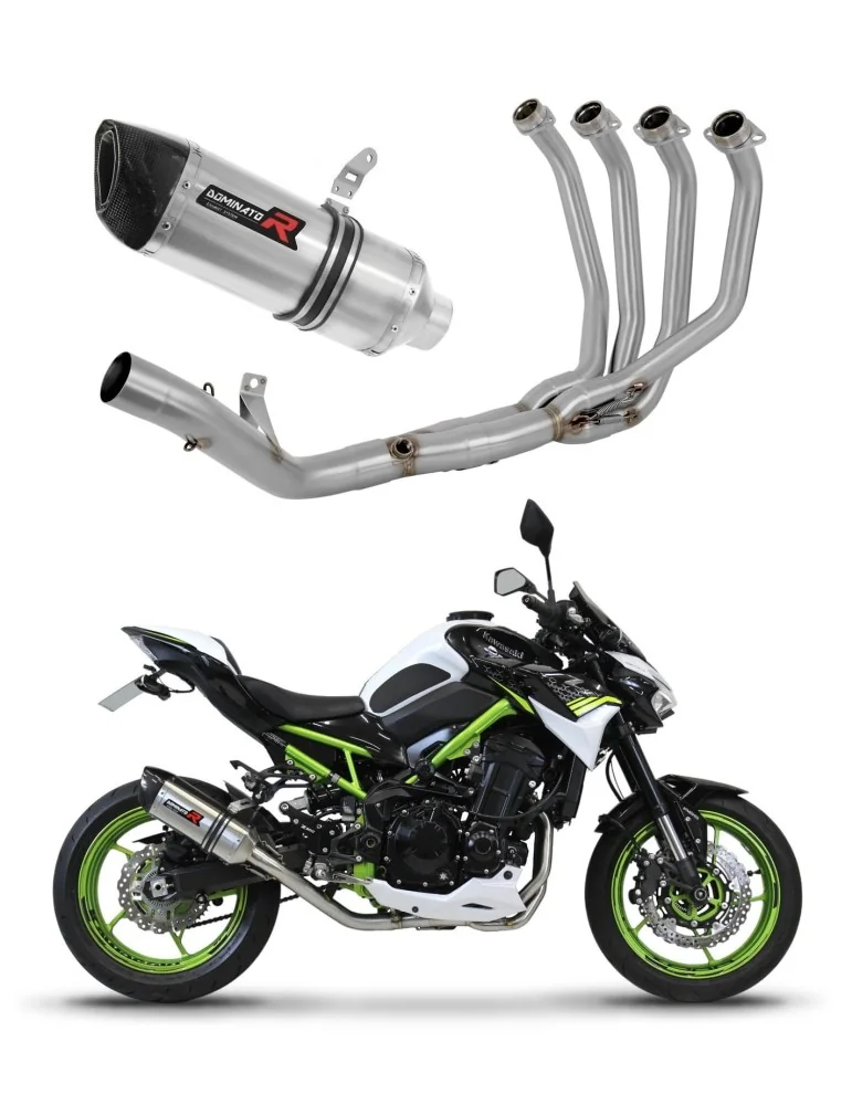 Ligne d'échappement complète inox Dominator HP6 pour Kawasaki Z 900 (2017-2019)