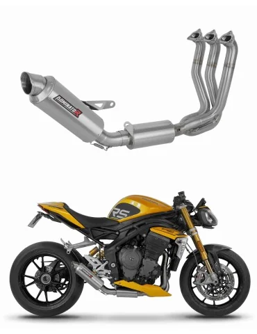 Ligne d'échappement complète inox Dominator GPF pour Triumph Speed Triple 1200 RS / RR (2021-2024)