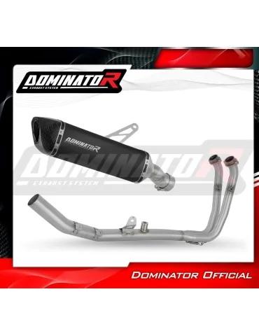 Ligne d'échappement complète inox Dominator HP6 Noir pour CF Moto 450 MT Euro 5+ (2024-2026)