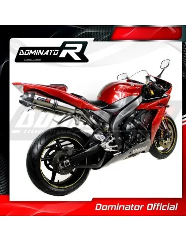 Silencieux slip-on homologué Dominator HP1 pour Yamaha YZF R1 1000 RN12 (2004-2006)