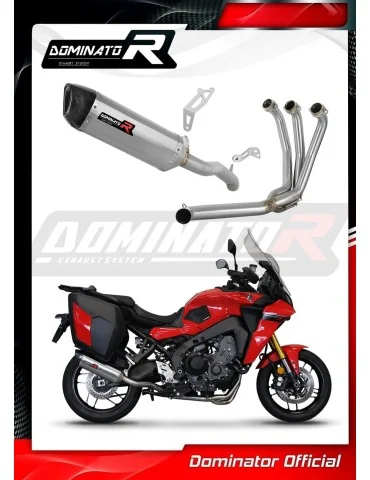 Ligne d'échappement complète inox Dominator HP6 pour Yamaha Tracer 9 / GT (2021-2024)