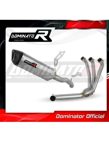Ligne d'échappement complète inox Dominator HP6 pour Yamaha Tracer 9 / GT (2021-2024)