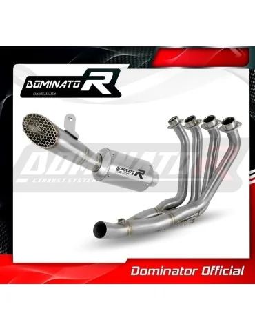 Ligne d'échappement complète inox Dominator GP3 EX pour Yamaha YZF R6 (2006-2016)