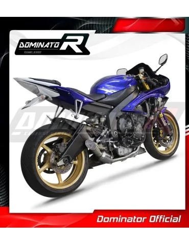 Ligne d'échappement complète inox Dominator GP3 EX pour Yamaha YZF R6 (2006-2016)