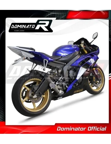 Ligne d'échappement complète inox Dominator GP3 EX pour Yamaha YZF R6 (2006-2016)