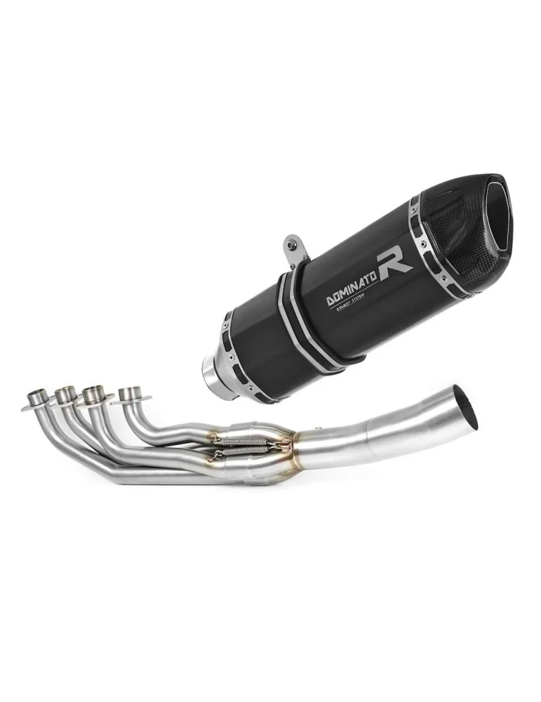 Ligne d'échappement complète inox Dominator HP1 Noir pour BMW K1200RS (2001-2003)