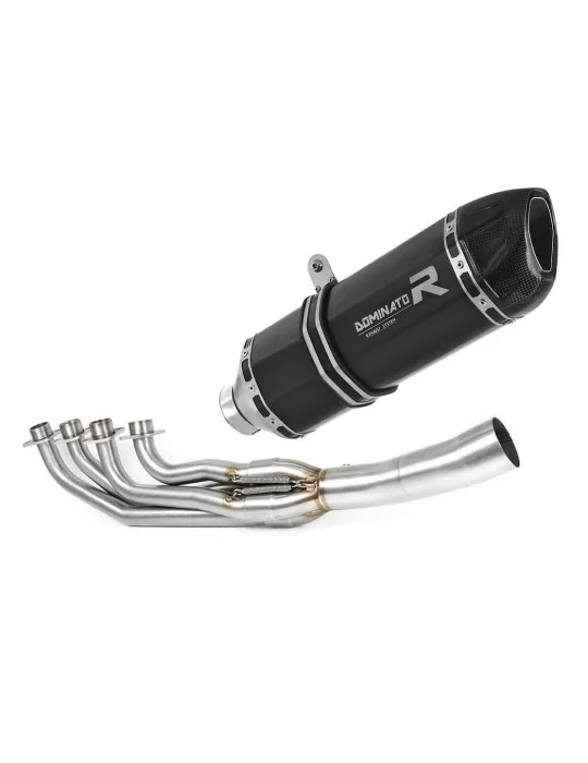 Ligne d'échappement complète inox Dominator HP1 Noir pour BMW K1200RS 2001-2003, vue 1