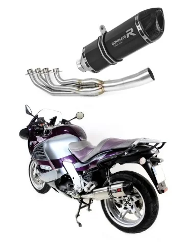Ligne d'échappement complète inox Dominator HP1 Noir pour BMW K1200RS (1997-2000)