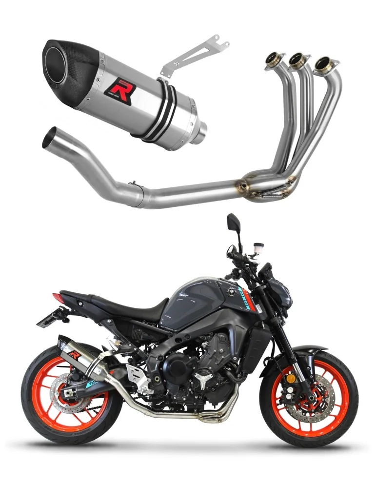Ligne d'échappement complète inox Dominator HP5 pour Yamaha MT 09 (2021-2023)