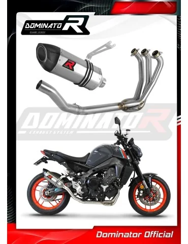Ligne d'échappement complète inox Dominator HP5 pour Yamaha MT 09 (2021-2023)