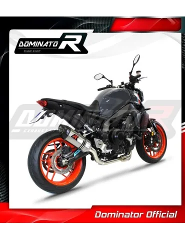 Ligne d'échappement complète inox Dominator HP5 pour Yamaha MT 09 (2021-2023)