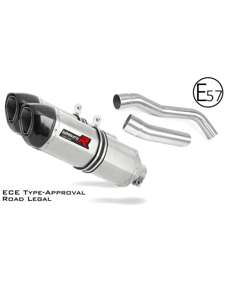 Silencieux slip-on homologué Dominator HP1 pour Kawasaki Z1000 (2007-2009)