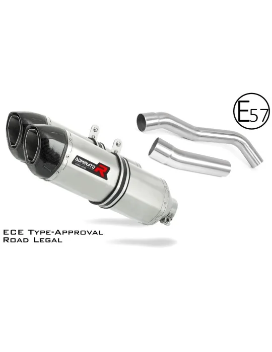 Silencieux slip-on homologué Dominator HP1 pour Kawasaki Z1000 2007-2009, vue 1