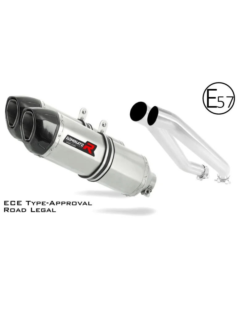 Silencieux slip-on homologué Dominator HP1 pour Kawasaki Z1000 (2003-2006)