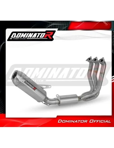Ligne d'échappement complète inox Dominator S3 pour Triumph Speed Triple 1200 RS / RR (2021-2024)
