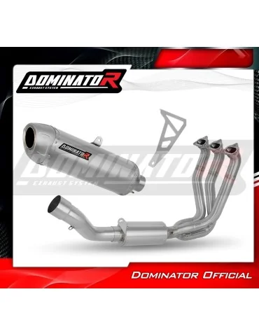 Ligne d'échappement complète inox Dominator S6 pour Triumph Speed Triple 1200 RS / RR (2021-2024)