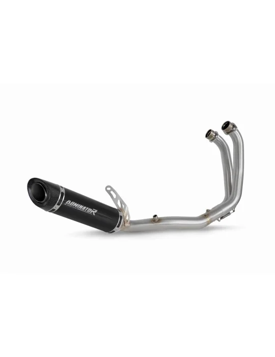Ligne d'échappement complète inox Dominator HP8 Noir pour Aprilia Tuono 457 2024-2025, vue 1