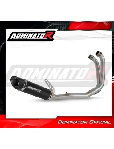 Ligne d'échappement complète inox Dominator HP8 Noir pour Aprilia Tuono 457 (2024-2025)