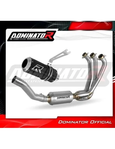 Ligne d'échappement complète inox Dominator GP Noir pour Yamaha MT 09 EX (2021-2023)