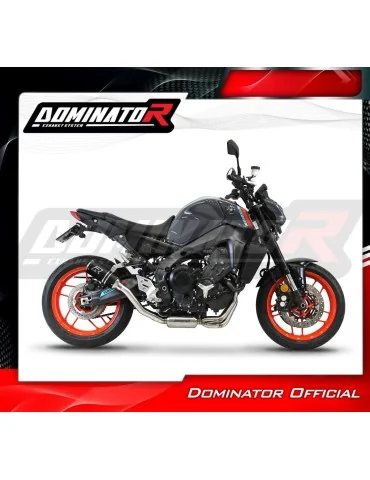 Ligne d'échappement complète inox Dominator GP Noir pour Yamaha MT 09 EX (2021-2023)