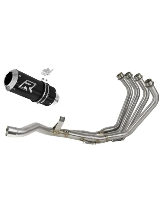 Silencieux slip-on Dominator GP Noir pour Yamaha XJ 6N / S / F 600 Diversion 2009-2016, vue 1