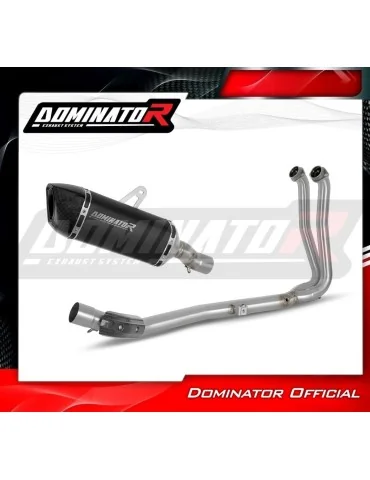 Ligne d'échappement complète inox Dominator HP6 Noir pour Suzuki V-Strom 800 SE / DE (2023-2024)