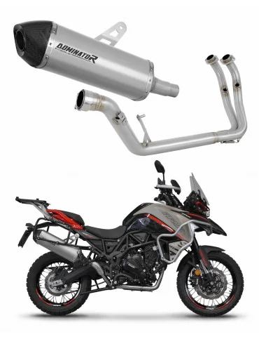 Ligne d'échappement complète Dominator HP7 Titane pour Benelli TRK 702 / TRK 702X (2023-2024)
