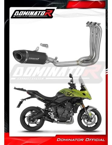 Ligne d'échappement complète inox Dominator HP8 Noir pour Triumph Tiger Sport 660 (2025-2026)