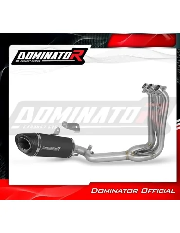 Ligne d'échappement complète inox Dominator HP8 Noir pour Triumph Daytona 660 (2024-2026)