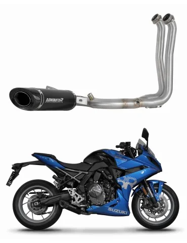 Ligne d'échappement complète inox Dominator HP8 Noir pour Suzuki GSX-8R / 8S (2023-2025)