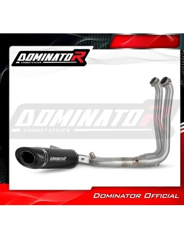 Ligne d'échappement complète inox Dominator HP8 Noir pour Suzuki GSX-8R / 8S (2023-2025)
