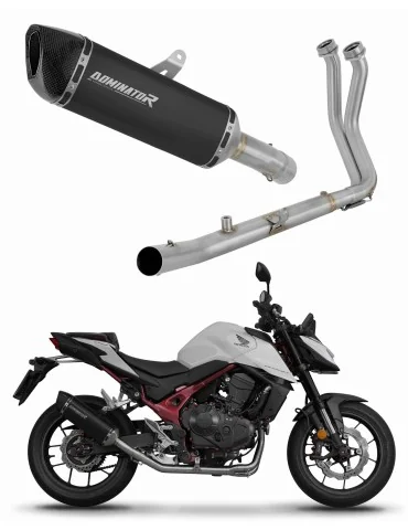 Ligne d'échappement complète inox Dominator HP6 Noir pour Honda CB 750 Hornet (2024-2025)