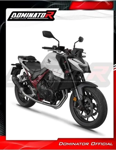 Ligne d'échappement complète inox Dominator HP6 Noir pour Honda CB 750 Hornet (2024-2025)