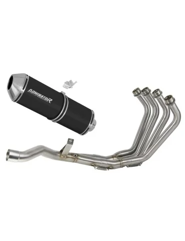 Ligne d'échappement complète inox Dominator OVR Noir pour Yamaha XJ 6N S F (2009-2016)
