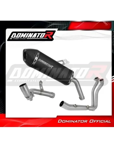 Ligne d'échappement complète inox Dominator HP7 Noir pour BMW F900GS Adventure (2024)