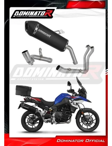 Ligne d'échappement complète inox Dominator HP7 Noir pour BMW F800GS (2024)