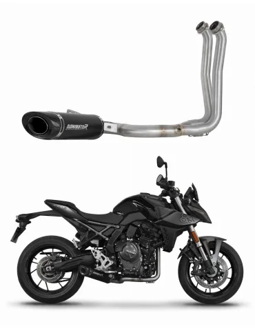 Ligne d'échappement complète inox Dominator HP8 Noir pour Suzuki GSX-8S / 8R (2022-2024)
