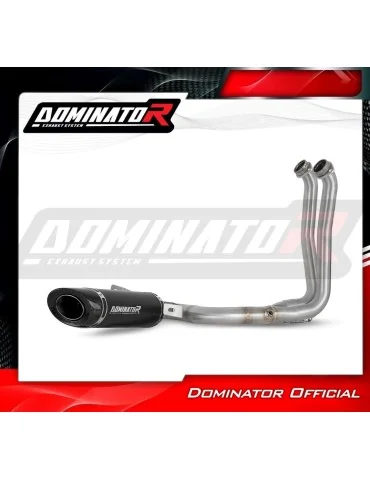 Ligne d'échappement complète inox Dominator HP8 Noir pour Suzuki GSX-8S / 8R (2022-2024)