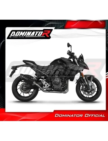 Ligne d'échappement complète inox Dominator HP6 Noir pour Suzuki GSX-8S / 8R (2022-2024)