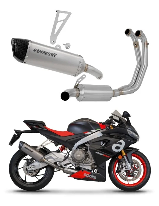 Ligne d'échappement complète Dominator HP6 Titane pour Aprilia RS 660 2020-2024, vue 1