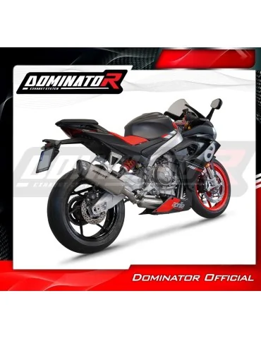 Ligne d'échappement complète Dominator HP6 Titane pour Aprilia RS 660 (2020-2024)