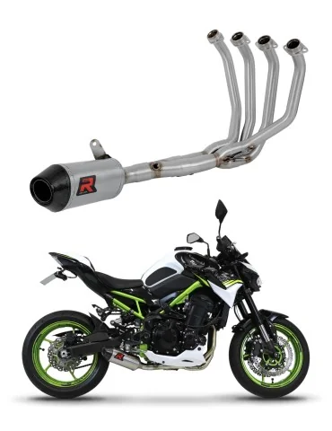 Ligne d'échappement complète inox Dominator HP3 pour Kawasaki Z 900 Low Level (2017-2019)