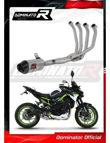 Ligne d'échappement complète inox Dominator HP3 pour Kawasaki Z 900 Low Level (2017-2019)