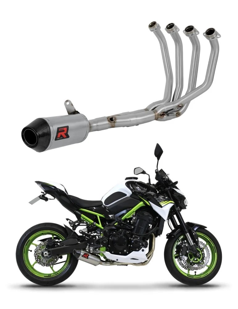Ligne d'échappement complète inox Dominator HP3 pour Kawasaki Z 900 Low Level (2020-2024)