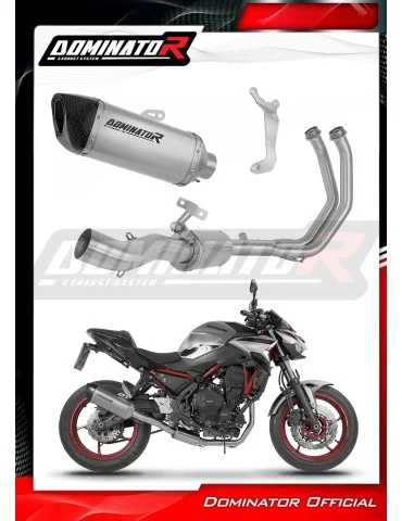 Ligne d'échappement complète Dominator HP6 Titane pour Kawasaki Z650 (2023-2026)