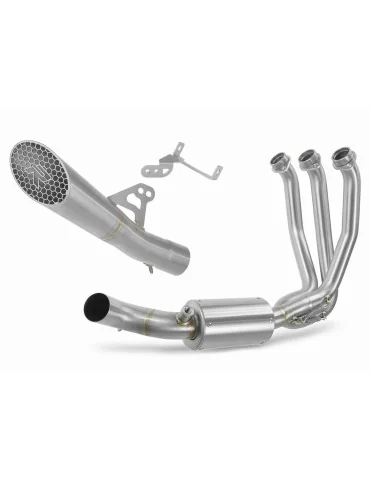 Ligne d'échappement complète inox Dominator GP3 pour CF Moto 675 NK (2024-2026)