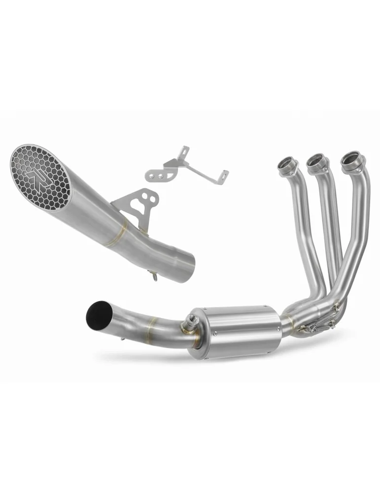 Ligne d'échappement complète inox Dominator GP3 pour CF Moto 675 NK (2024-2026)