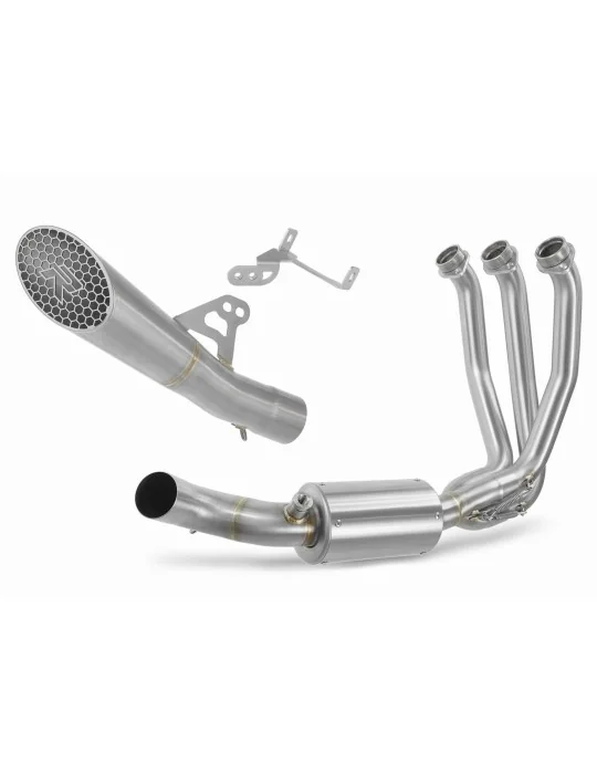 Ligne d'échappement complète inox Dominator GP3 pour CF Moto 675 NK 2024-2026, vue 1
