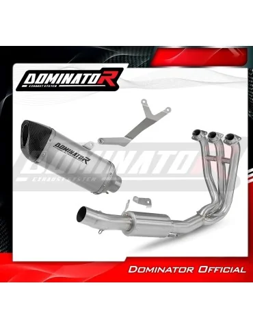 Ligne d'échappement complète Dominator HP6 Titane pour Triumph Daytona 660 (2024-2026)